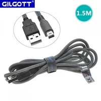 GILGOTT 1.5Meter USB Charging Cable Power Charger Line Cord for Nintendo DSi New 2DS 3DS XL/LL