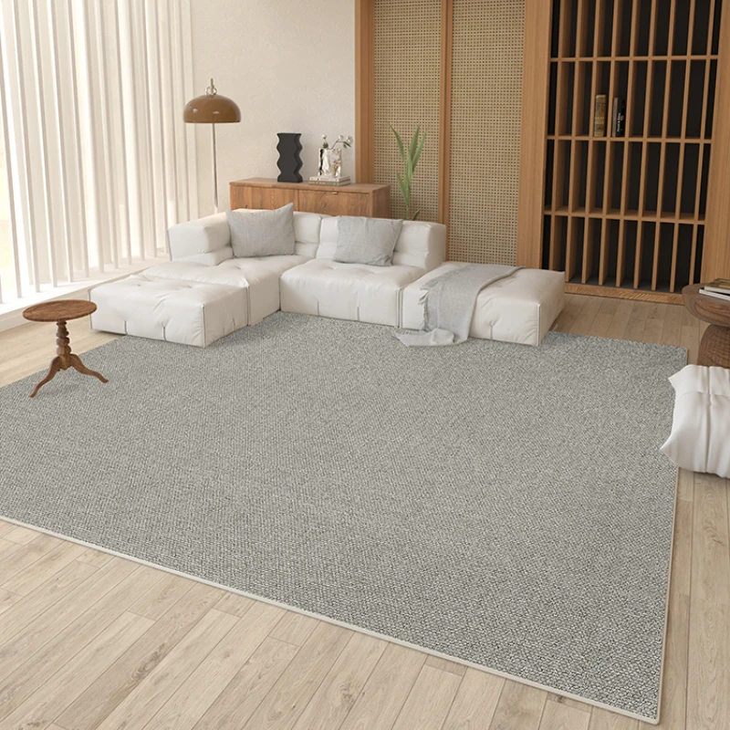 Modern Simple Carpets for Living Room Plain Color Bedroom Decor Grey Carpet Large Area Cloakroom Soft Rug Home Thicken Floor Mat