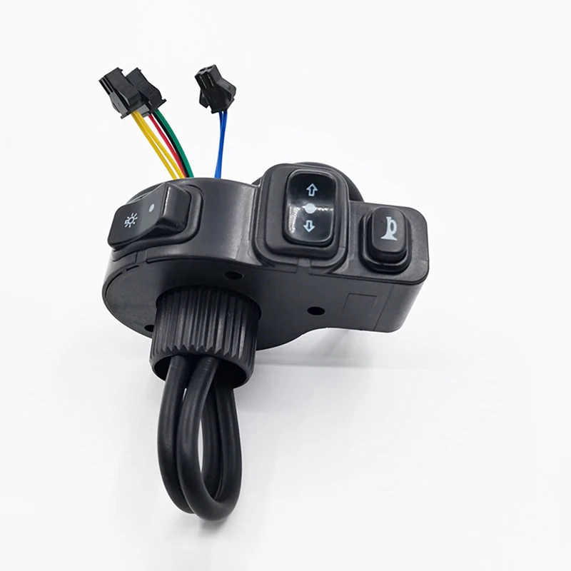 3 In 1 Motorcycle Switch 22mm Handlebar Light Turn Signal Horn ON OFF Button For Scooter ATV Quad Motorbike