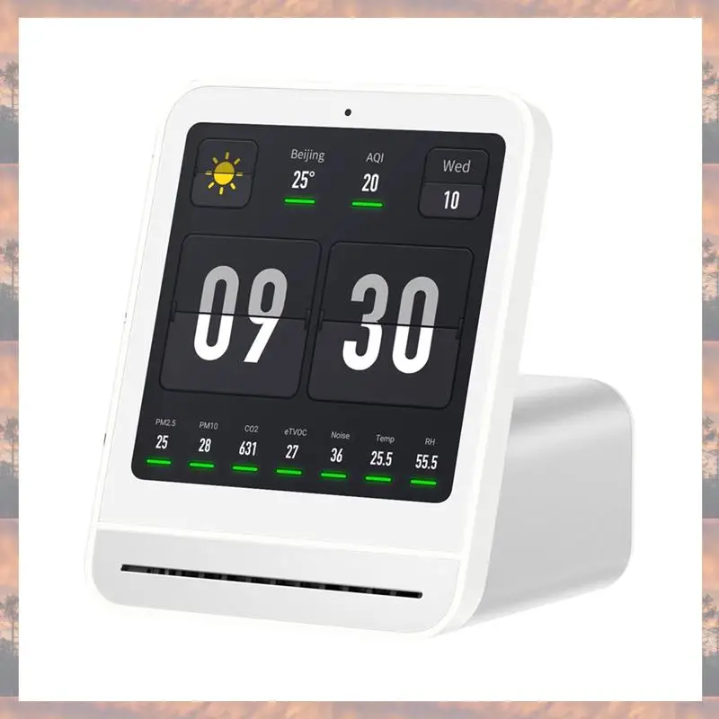 N75R-Air Monitor 2 Smart Home Touch Screen Control Temperature Humidity Sensor CO 2 PM2.5 Detector For Mihome App