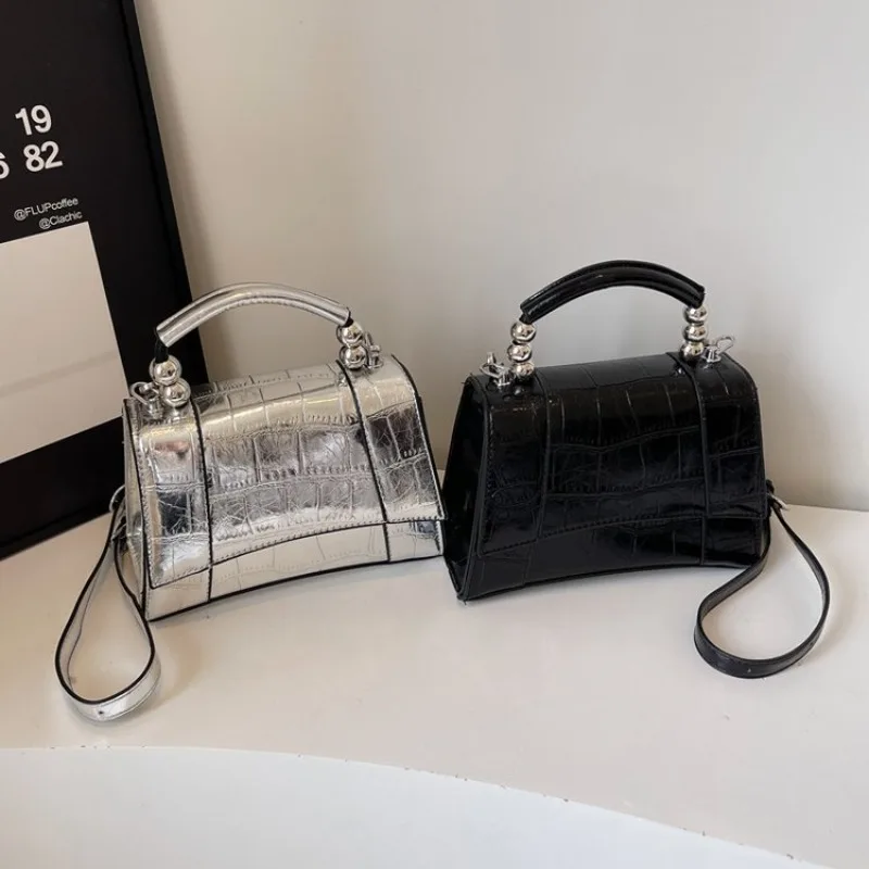 

Premium Square Parisian Vintage Diaper Bag Luxury Crossbody Handbag For Women Unique Leather Tote Messenger