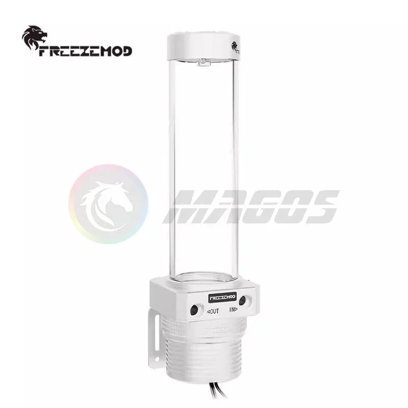FREEZEMOD PC AIO Reservoir Box Pump, PWM Intelligent Control Magnetic Levitation Pump For Computer Liquid Cooling System