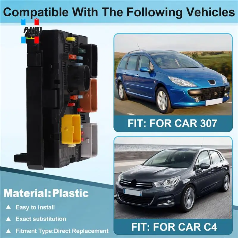 

A19Q-9664055780 6500FH Fuse Box Control Unit Assembly BSM-L11 For 307 Citroen C4 Low Configuration 9664826080