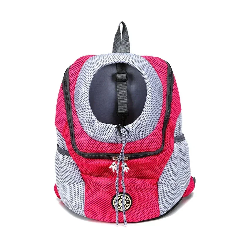 Neuer Hunde-Haustier-Rucksack, Reisetasche, Vorderrucksack, atmungsaktiv, verstellbar, mit reflektierenden Sicherheitsstreifen für Wandern, Outdoor, Katzen