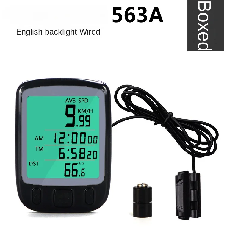 

Bicycle Computer Mountain Bike Code Table 563B Highway Speed Measurement Odometer Riding Equipment