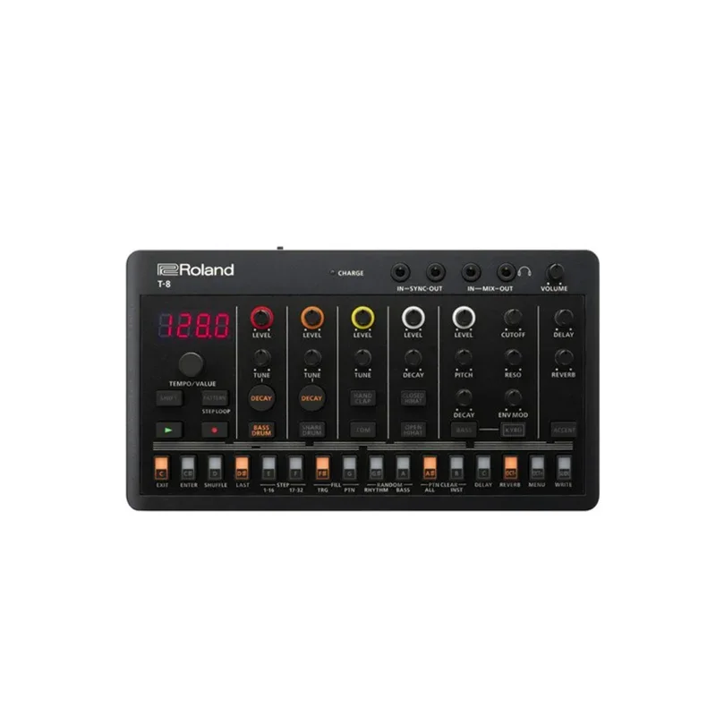 Roland T-8 Beat Machine E-4 Voice Tweaker J-6 Chord Synth Aira Compact Series Portable Synthesizer Studio Music Accessories