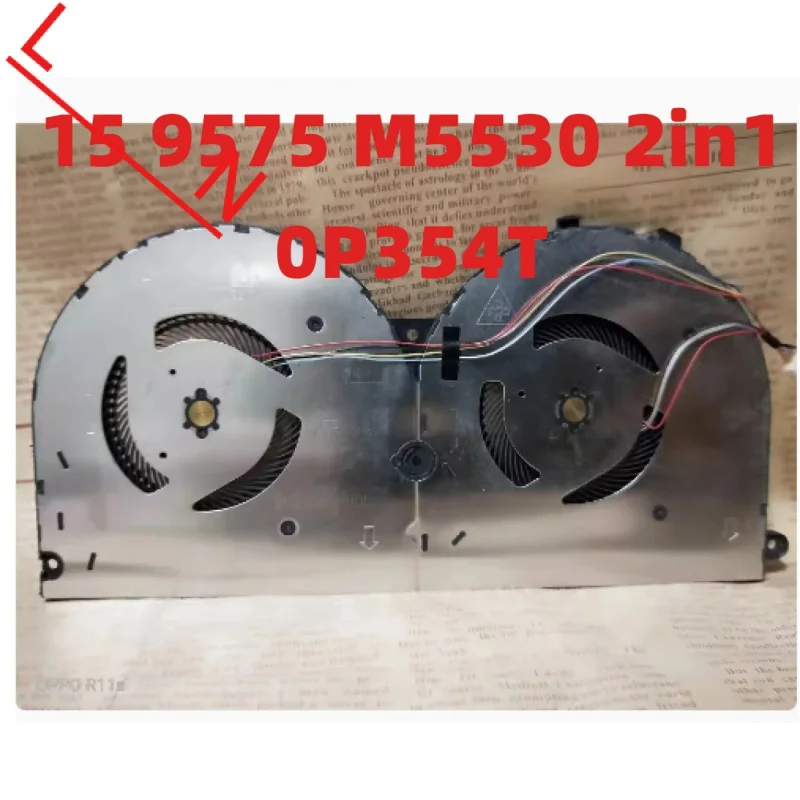 Вентилятор для ноутбука Dell XPS 15 9575 M5530 2 в 1 0P354T DC28000KDD0 с теплоотдачей