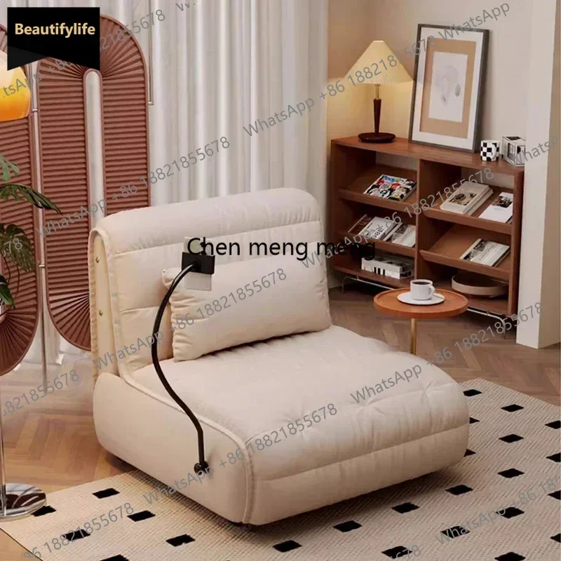 

Q181 Leather Italian Living Room Sofa Smart Modular Bedroom Chaise Lounge Retractable Floor Sofa Recliner Home Furniture