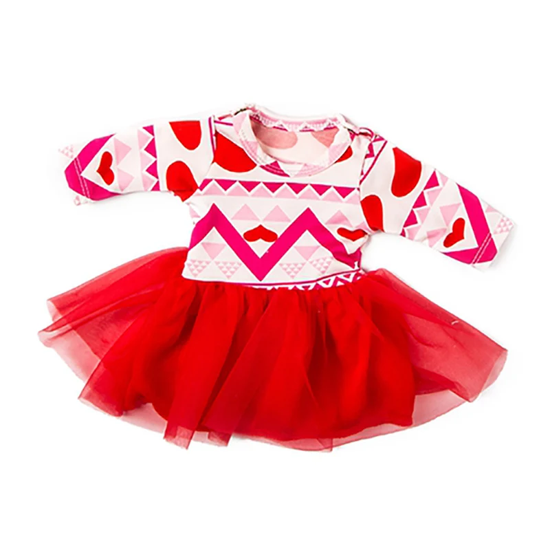 43 センチメートル新生児人形の服 18 インチアメリカンリボーン人形スウィーティードレス私たちの世代のおもちゃクリスマスギフト ﻿