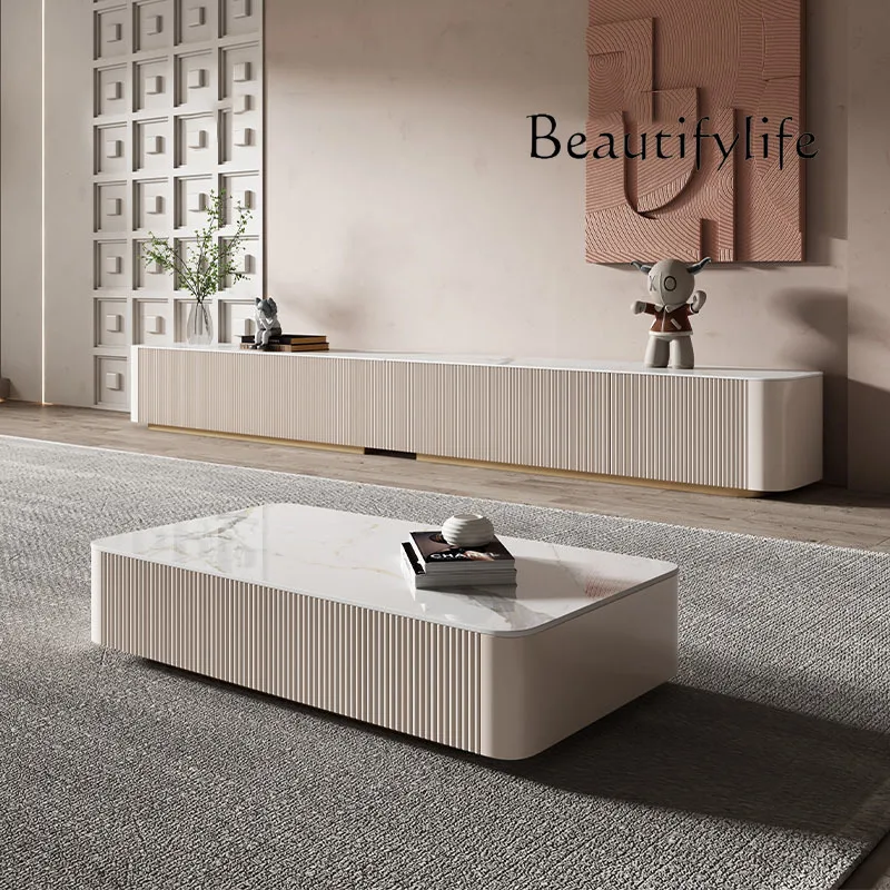 

Floor Modern Universal Tv Stand Living Room Design House White Tv Table Nordic Luxury Floor Fernsehen Tisch Furniture Home