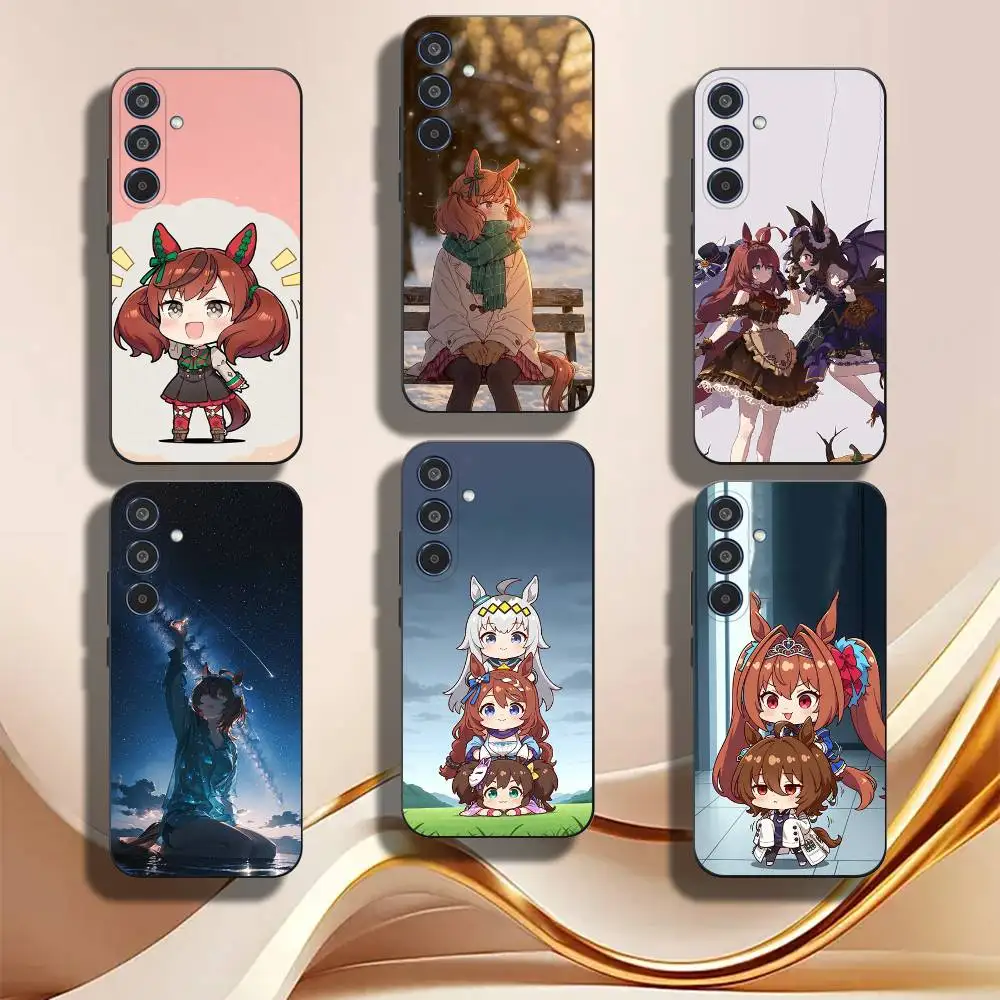 Uma M-Musume Agnes T-Tachyon Phone Case For Samsung Galaxy A12 13 Note 10Pro 20Ultra A20 21 30 31 40 41 A71 72,Lens Safe Cover