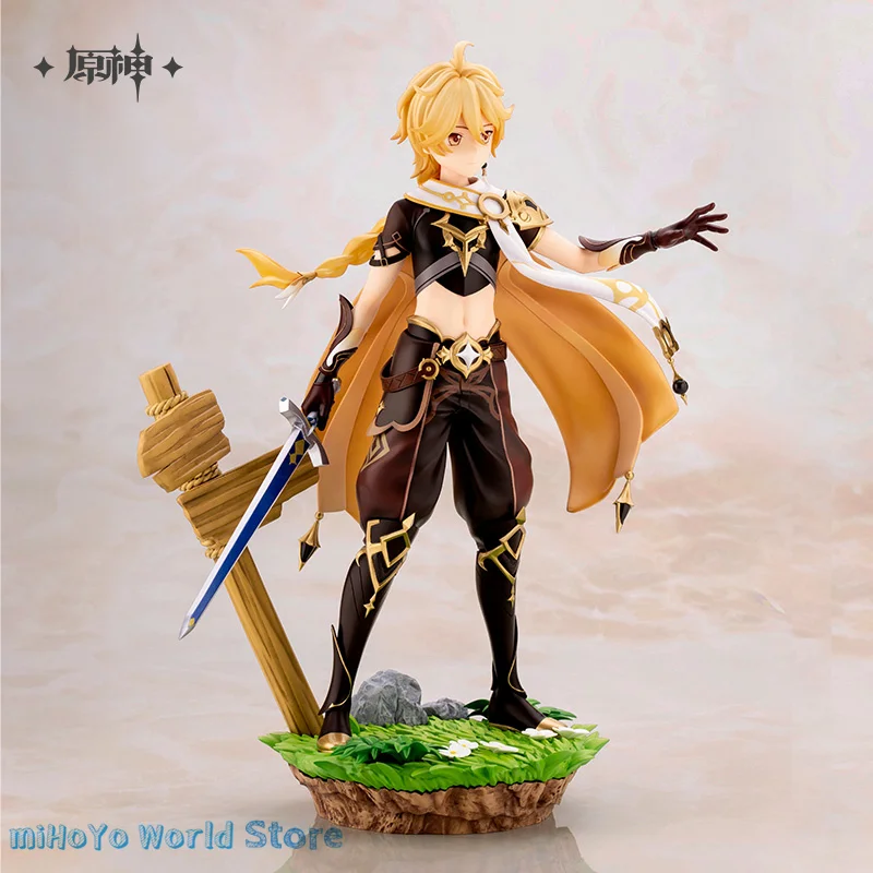 MiHoYo Game Genshin Impact Official Genuine Traveler Aether Ver.1/7 Garage Kits Anime Collectible Aether Model Accessory Gifts