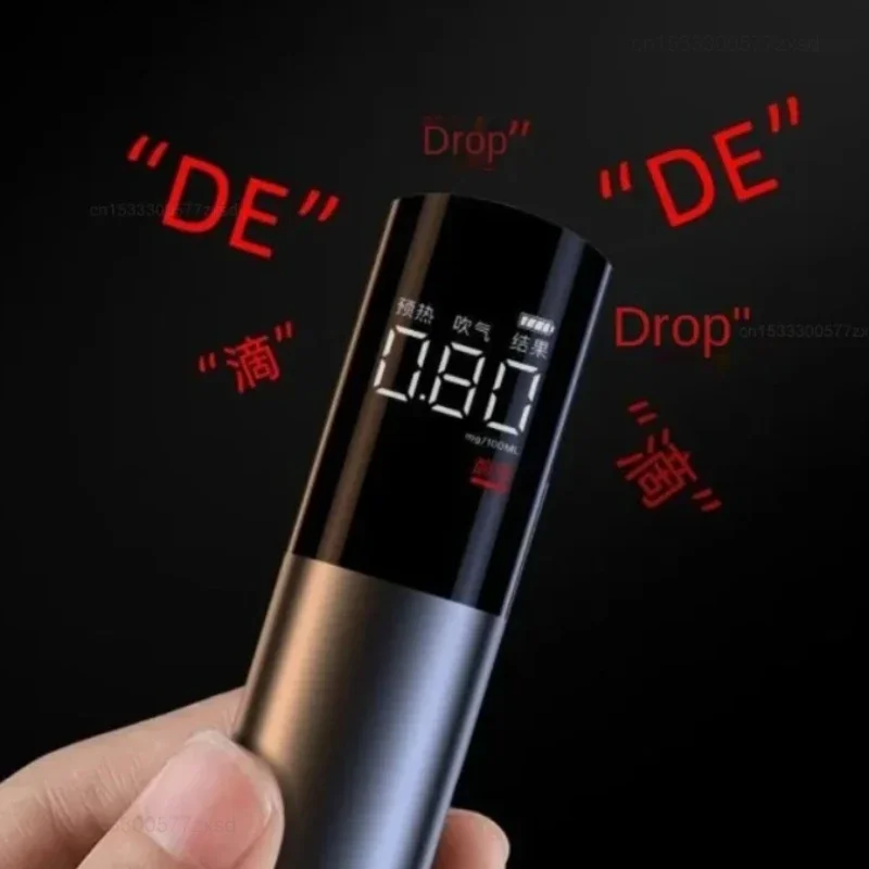 Xiaomi ANMU MIni Auto Alcohol Tester Electronic Breathalyzer LED Display Portable Rechargeable Outdoor Alcoholimeter Detector