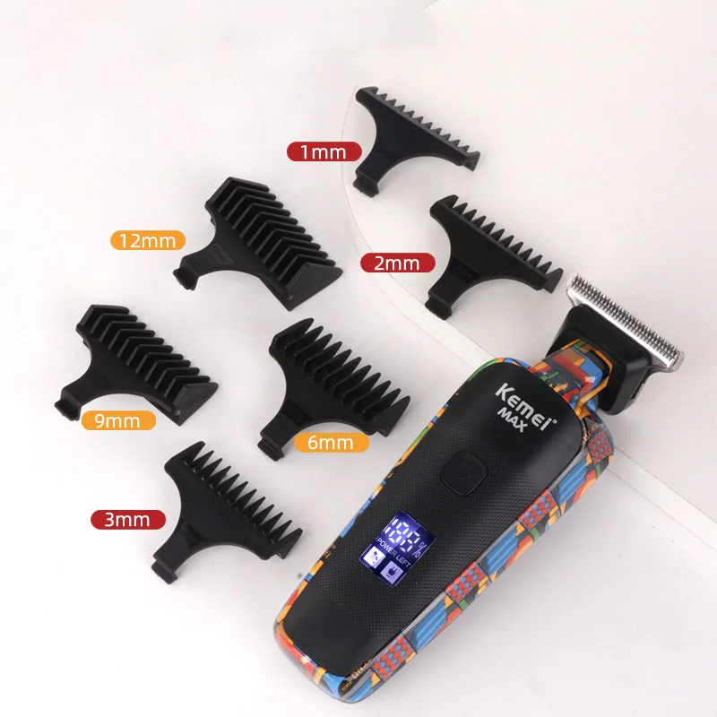 Kemei Hair Beard Trimmer For Men Electric Hair Clipper Rechargeable Hair Cutting Machine face Shaver Body trimer
