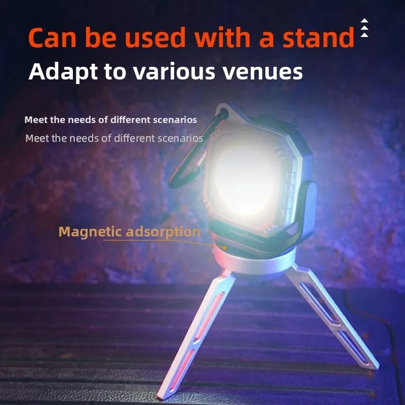 New Camping Tent Light: Ultra-Bright High-Lumen Camping Lamp, Multi-Functional COB Work Light for Auto Repair & Emergency Use