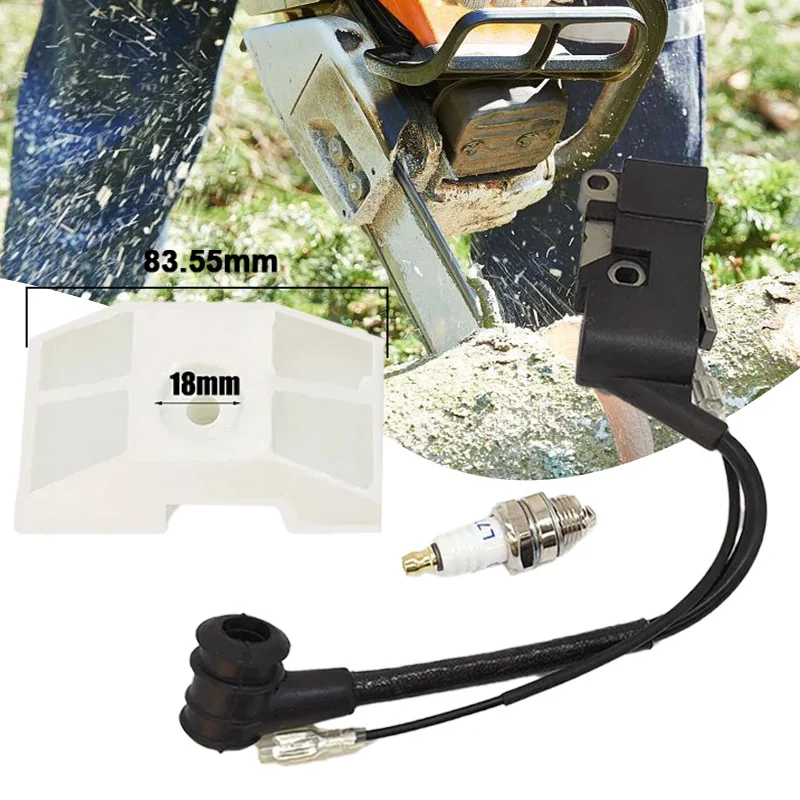 Kit connettore filtro aria bobina di accensione per motosega 4500 5200 5800 45cc 52cc 58cc motore attrezzi da giardino pezzi di ricambio
