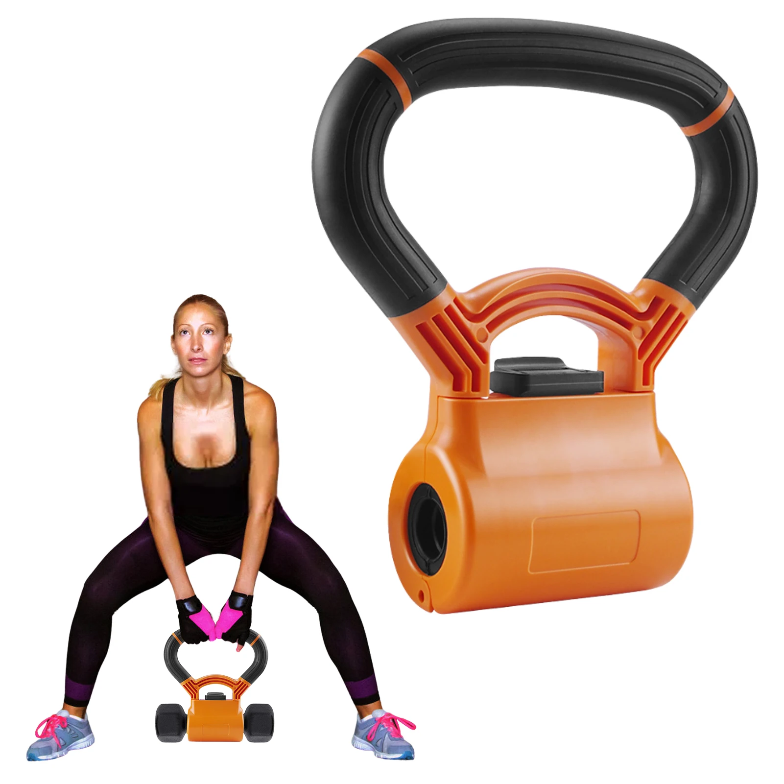 Adjustable Kettlebell Grip Portable Weight Grip Weightlifting Kettle Bell Handle Gym Bodybuilding Fitness Equipment Accessories