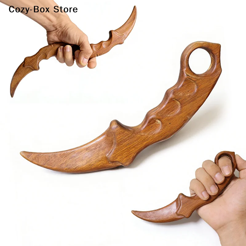 Resin Art Training - [ZY]1/2PC Golden Sandalwood Claw Knife Wooden