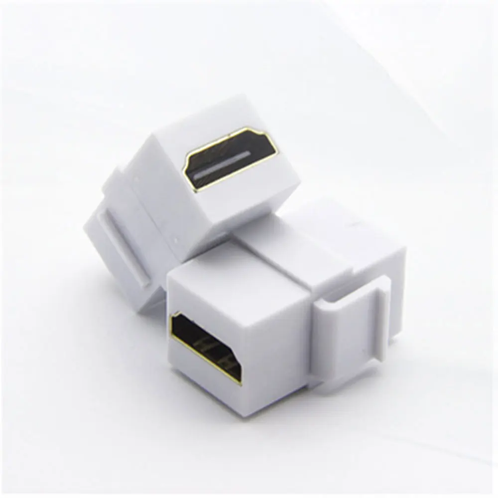 1PCS USB 3.0/2.0 Type-C Female to Female Coupler HDMI-Compatible Connector Keystone Inserts Adapter For Wall Plate Outlet Panel