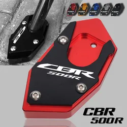 Motorcycle Kickstand Foot Side Stand Extension Pad Support Plate Enlarge For HONDA CBR500R CBR 500R CBR500 R
