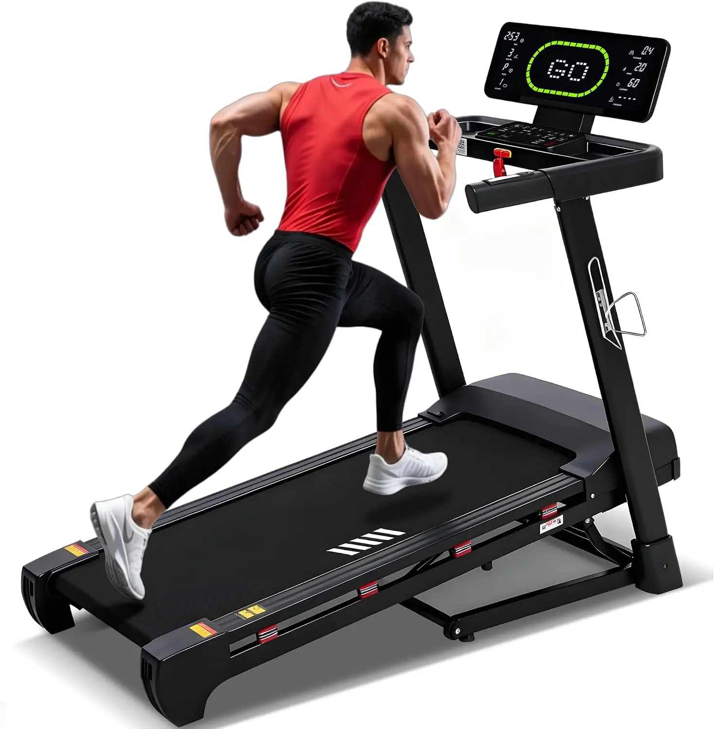 Heavy-Duty Home Treadmill with 20