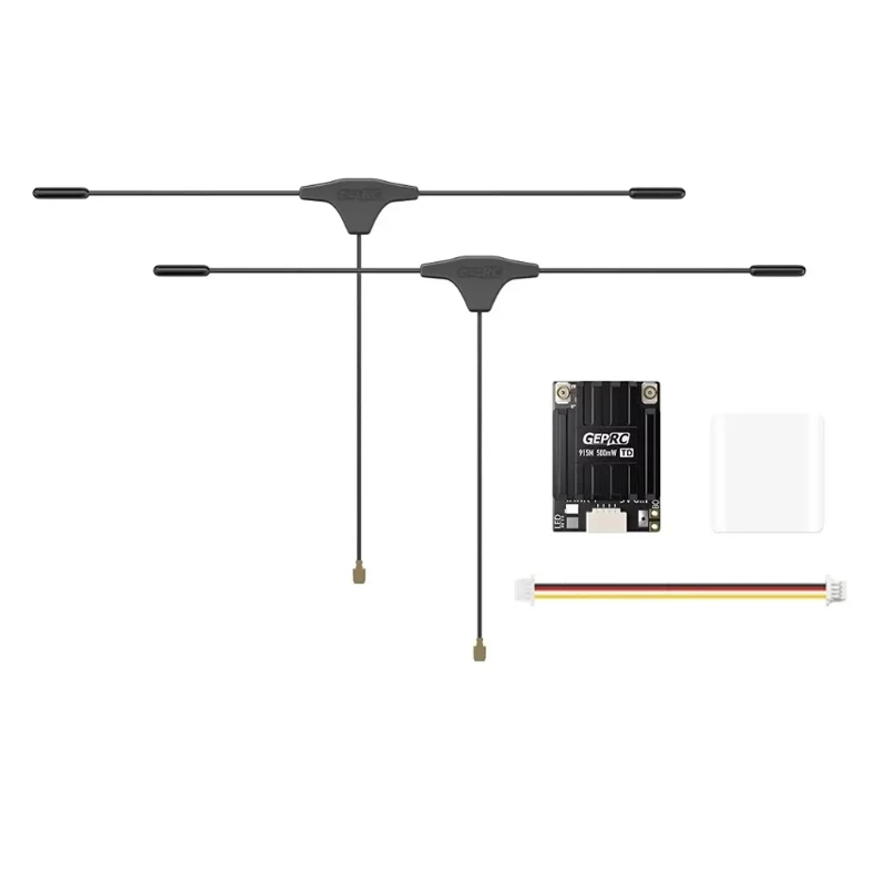 Odbiornik GEPRC ELRS Dual PA500 Diversity 915M z wysokowydajnym układem PA 500mW, obudowa CNC ze stopu aluminium, do dronów FPV Quadcopter, części.