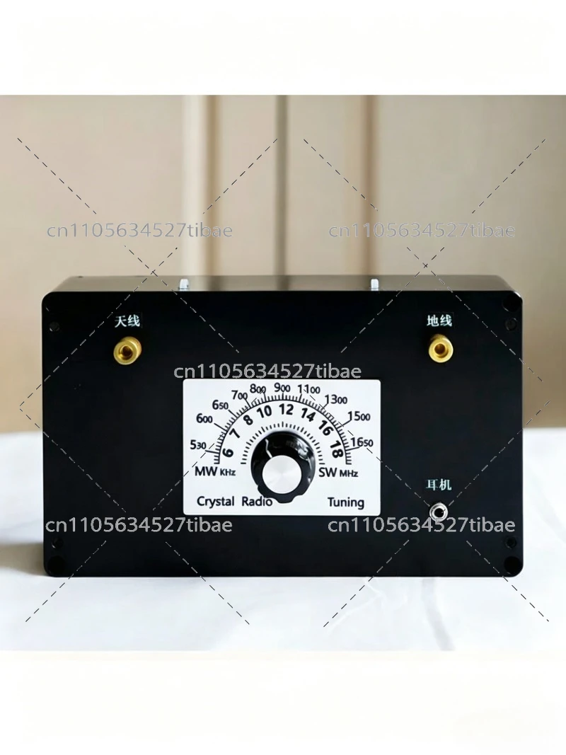 

Набор для самостоятельной сборки радиоприемника Crystal Radio (без наушников с высоким сопротивлением), обучающий электронный комплект