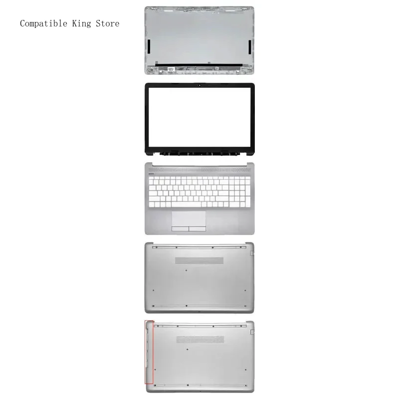 For HP 15-DA 15-DB 15-DR 15-DX 250 G7 TPN-C135 TPN-C136 New Laptop LCD Back Cover Front Bezel Palmrest Hinges Cover Bottom Case