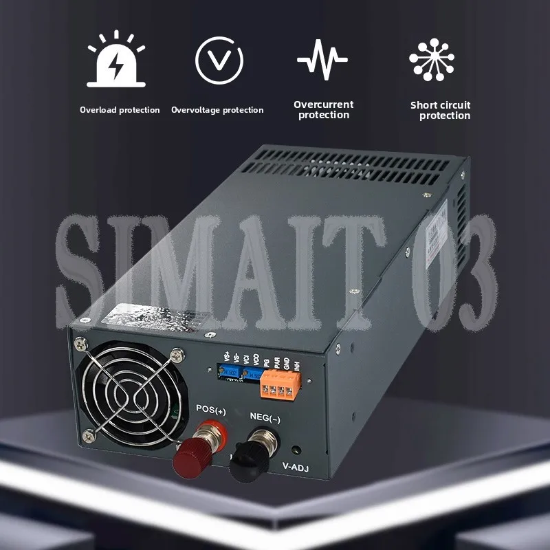 1000-2000W High Power SMPS | RS485 Communication, Selectable 12V/24V/36V/48V | Industrial Programmable Power Supply