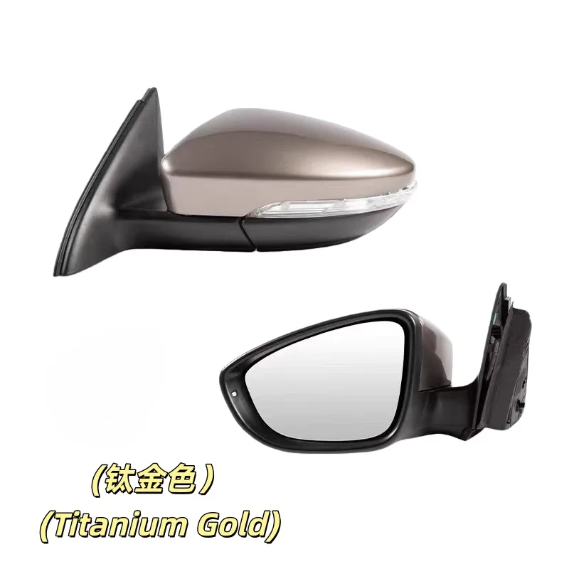 For VW Jetta A2 (NF) 2012-2018 Side Mirror  9-Pin Power Folding Heated Glass with Puddle Light (Not for US Version)