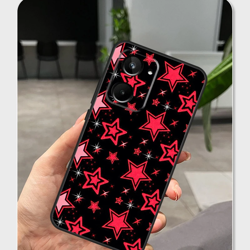 Y2k Star Element Case For Realme 15 13 12 10 11 14 Pro Plus GT6 GT7 C55 C15 C35 C33 C61 C65 C67 C53 C71 C75 #3