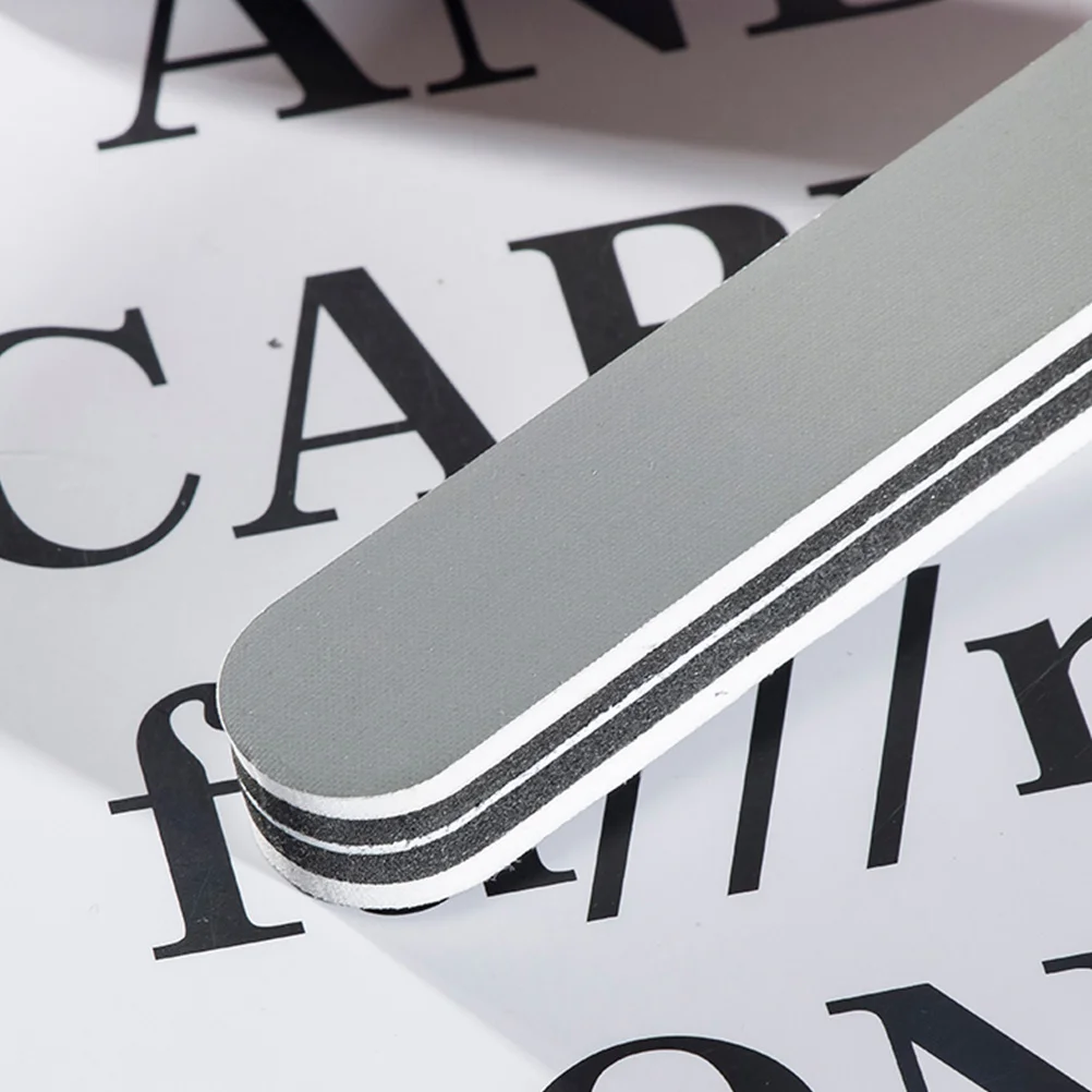 

20Pcs Nail Art Tool Eva File 3 Functions Coarse Fine Polishing for Professional Home Use Easy Carry Pocket Handbag