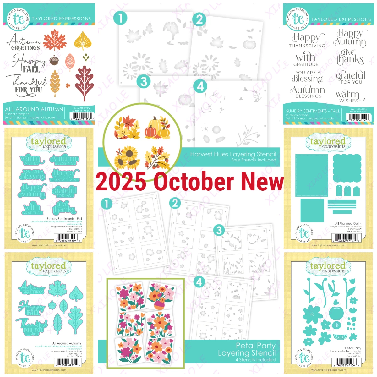 

All Around Autumn Harvest Hues Layering Cutting Dies Stamps Diy Scrapbook Paper Diary Decoration Card Handmade Embossing