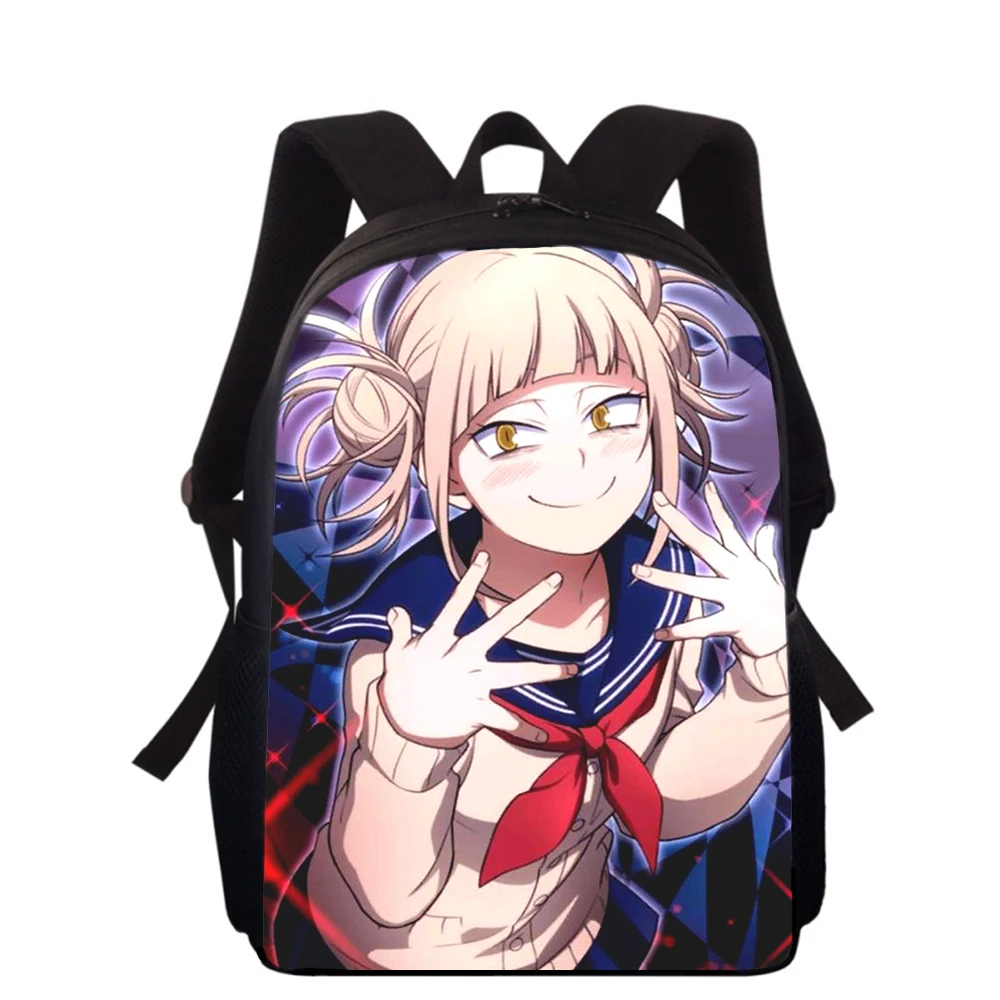 

Anime My Hero Academia HIMIKO Toga 16" 3D Kids Backpack Primary School Bags for Boys Girls Back Pack Students School Book Bags