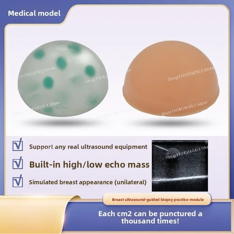 Breast Ultrasound Puncture Training Module, Reusable B-ultrasound Intervention Simulation Model with Mass