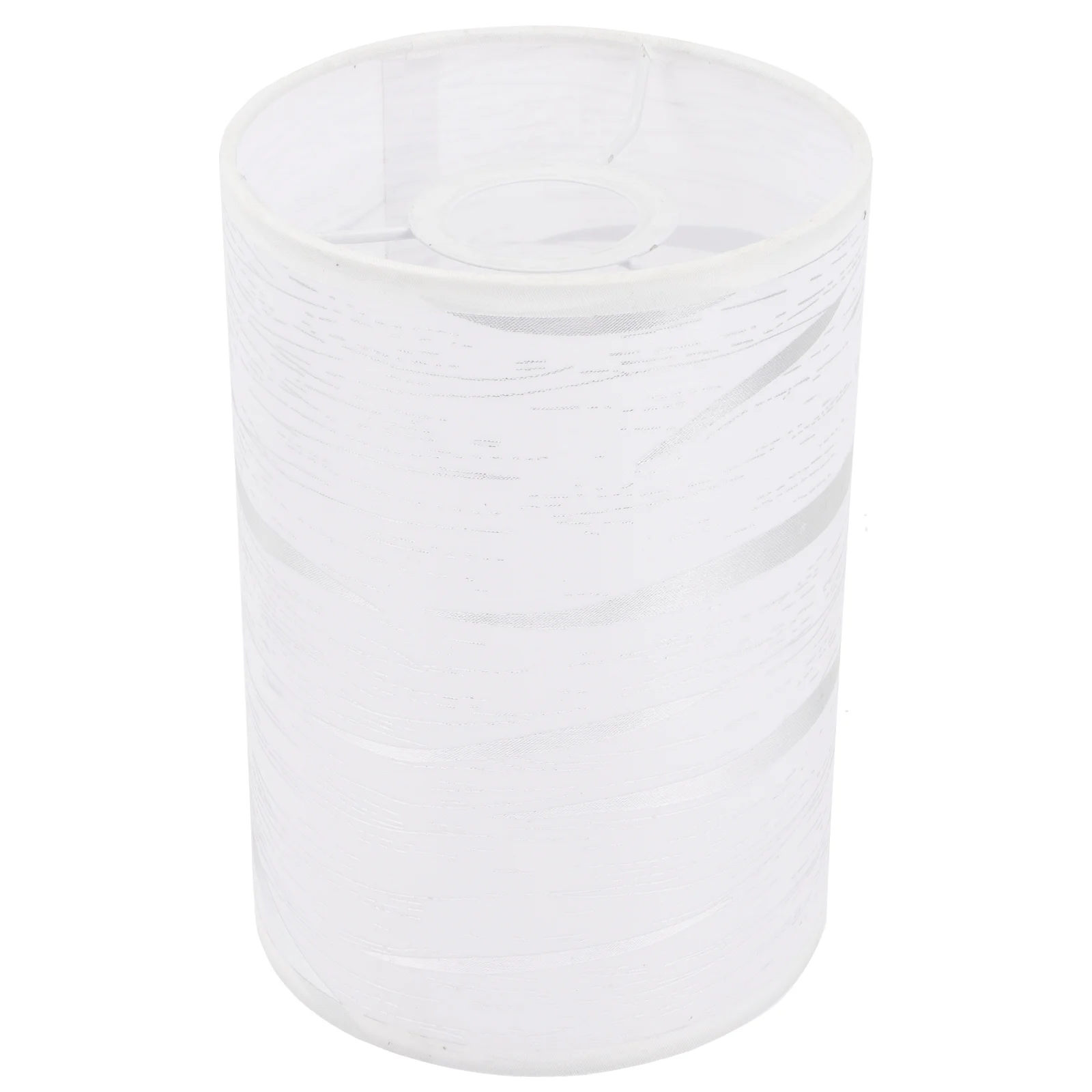 

Cloth Art Cylinder Lampshade Durable Inner Iron Bracket Simple Bedroom Hotel Decorative Lamp Shade