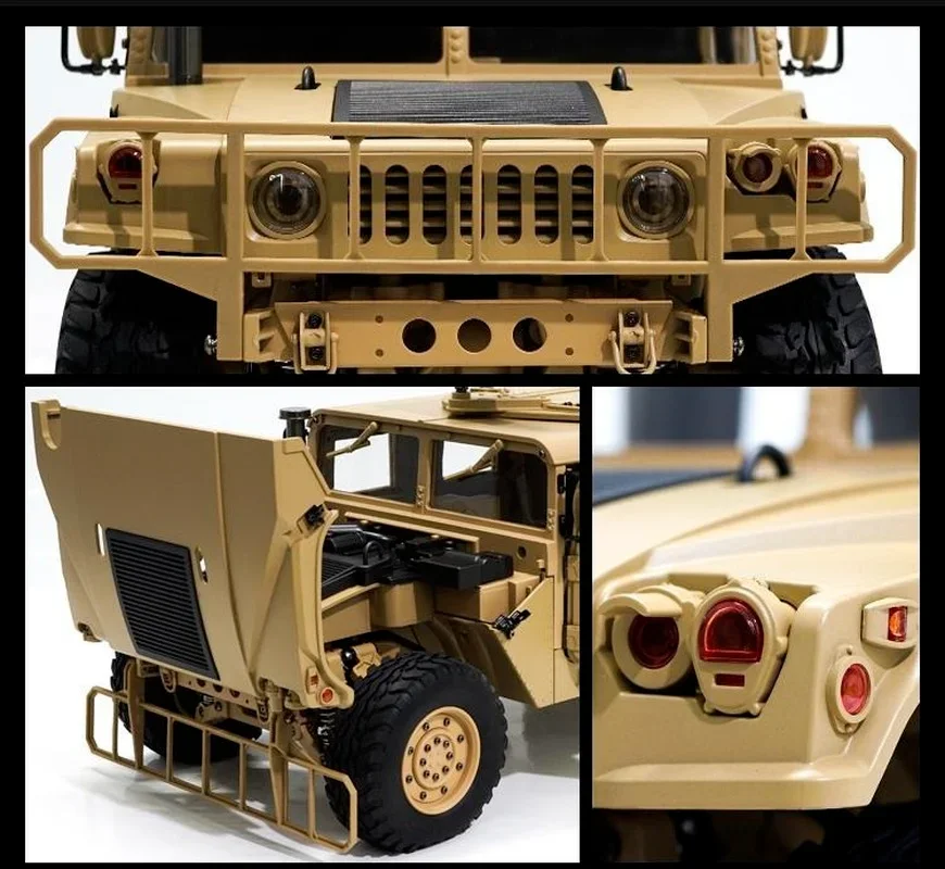 1/10 HG P408 Standard 2.4G 16CH Remote Control Car Metal Chassis Off-road Vehicle Crawler Climbing Model