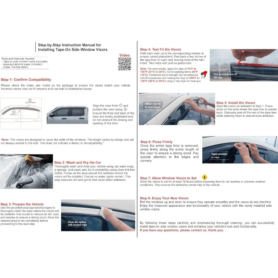 20182022 واقيات المطر الشريطية لهوندا أكورد سيدان حاجب النافذة الجانبية منحرف 10th Gen LX EXL Sport Touring دائم تنفيس Shad #5