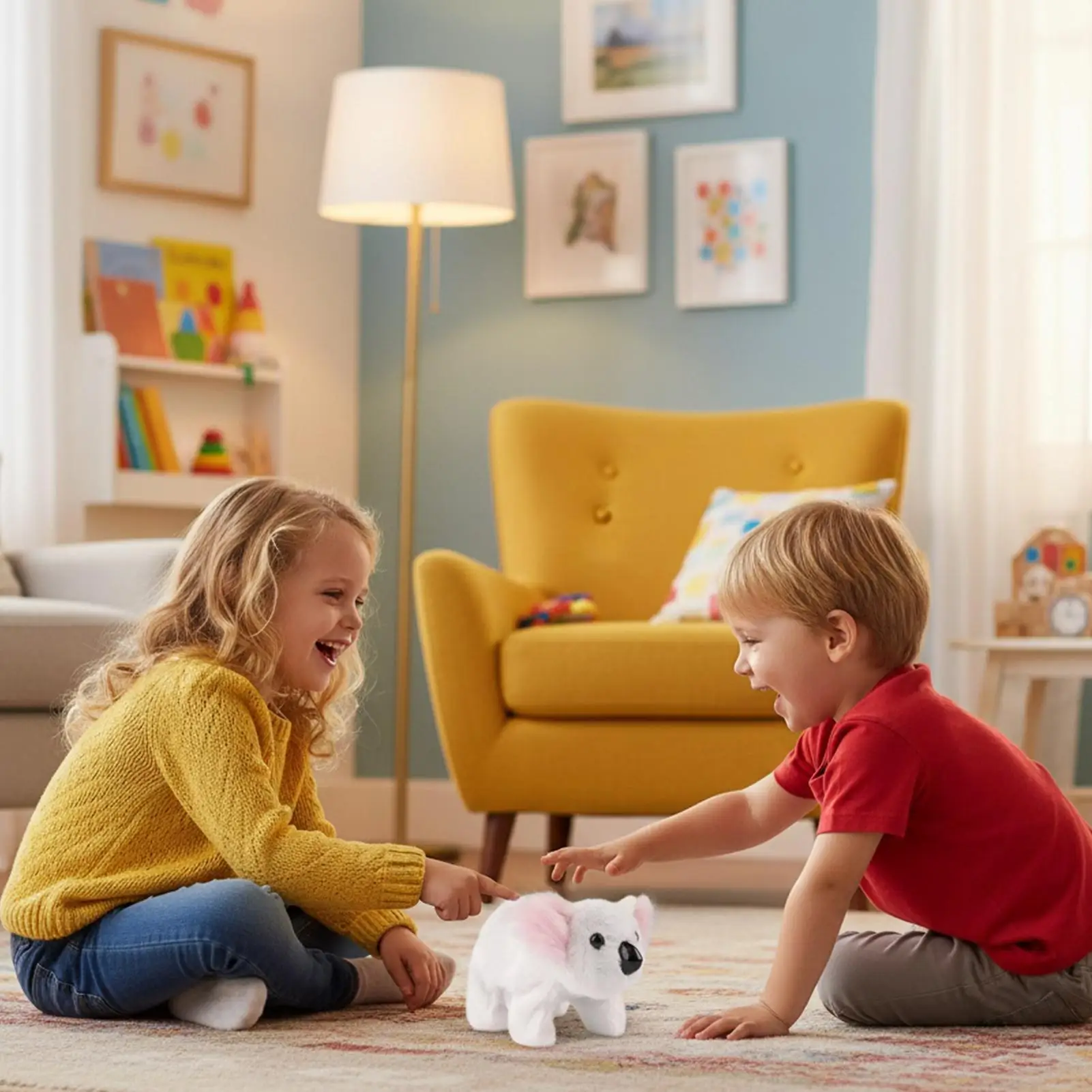 المشي الكهربائي كوالا لطيف لينة مهدئا المشي القفز الكهربائية أفخم كوالا للأطفال الأولاد مرحلة ما قبل المدرسة المراهقين غرفة المعيشة