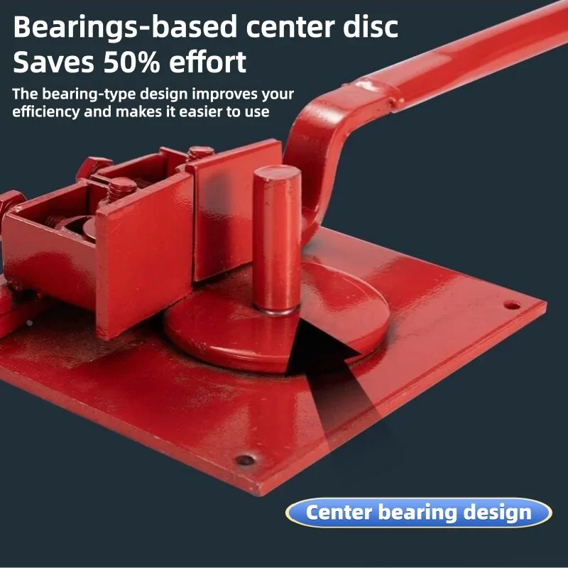 Manual Steel Bar Bending Machine Portable Handheld Steel Bar Bending Tool Construction Site Steel Bar Processing Tool