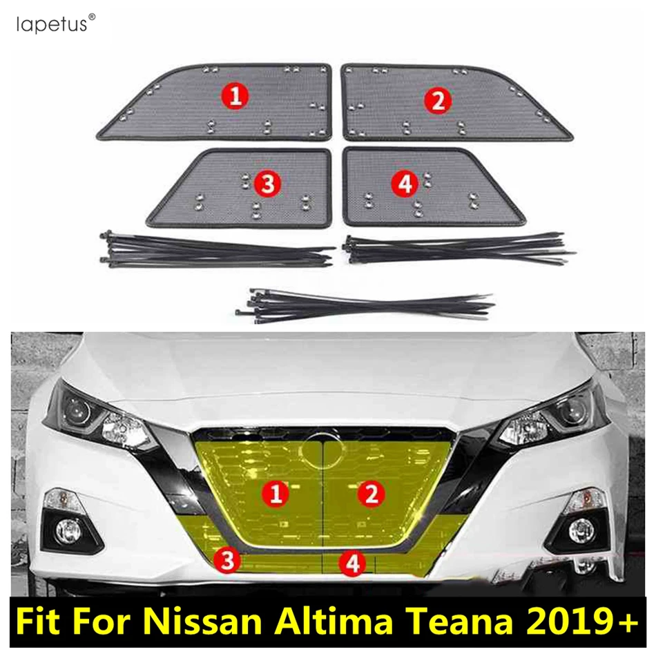 

Car Grille Insect Screening Mesh Front Grill Insert Net Cover Trim Accessories Exterior For Nissan Altima Teana 2019 - 2023