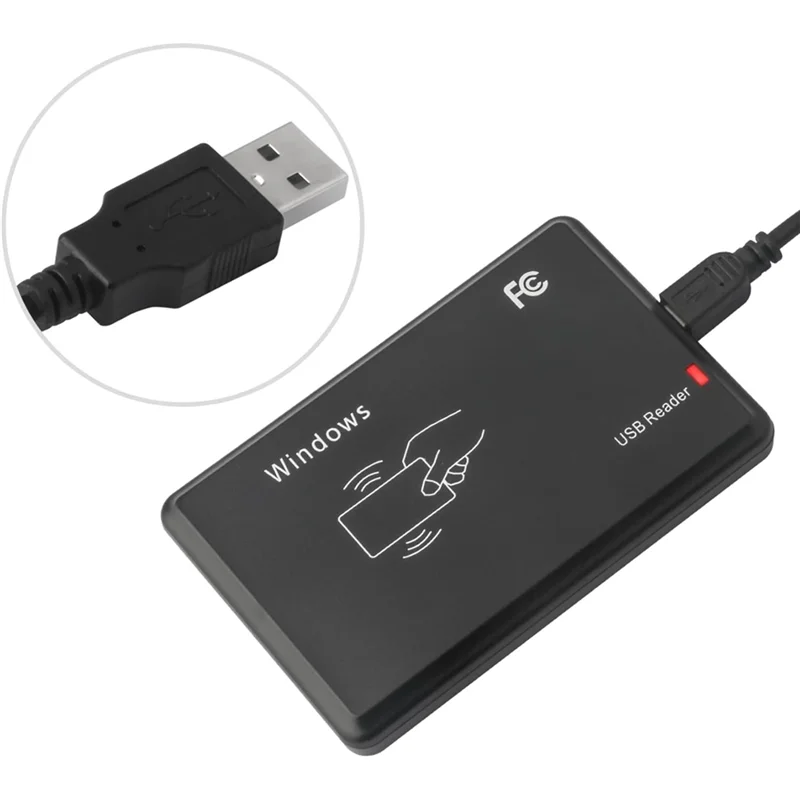 Czytnik RFID FFYY-USB Dual Band ID+ IC Bezdotykowy Czytnik Kart Inteligentnych z Regulacją Czułości Obsługa Telefonów Komórkowych i Systemów Windows