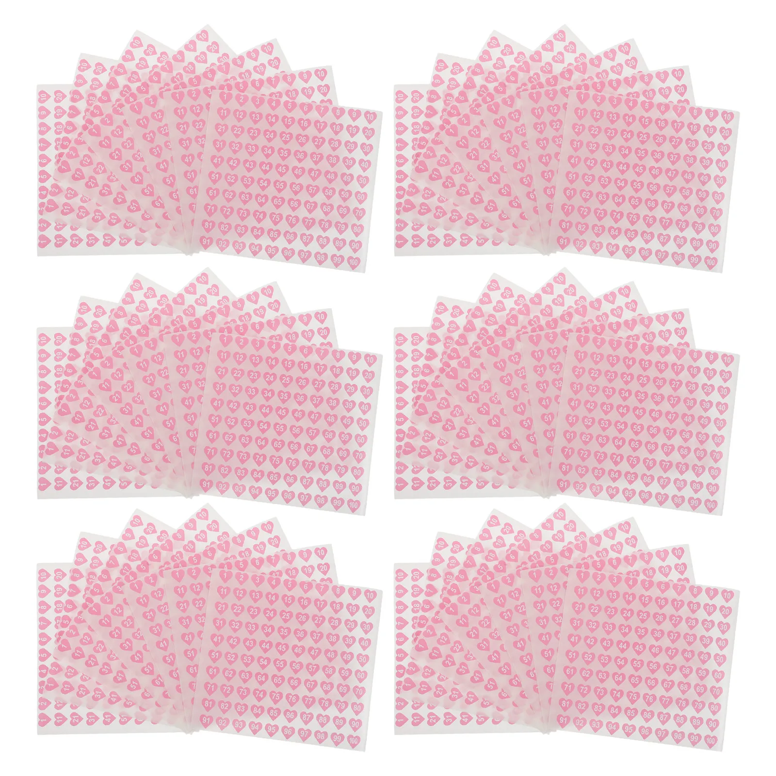 

50Pcs Nail Tool Number Stickers Small Self Adhesive Bright Color Coding Peel Stick Sorting Labels for Manicure Storage Inventory