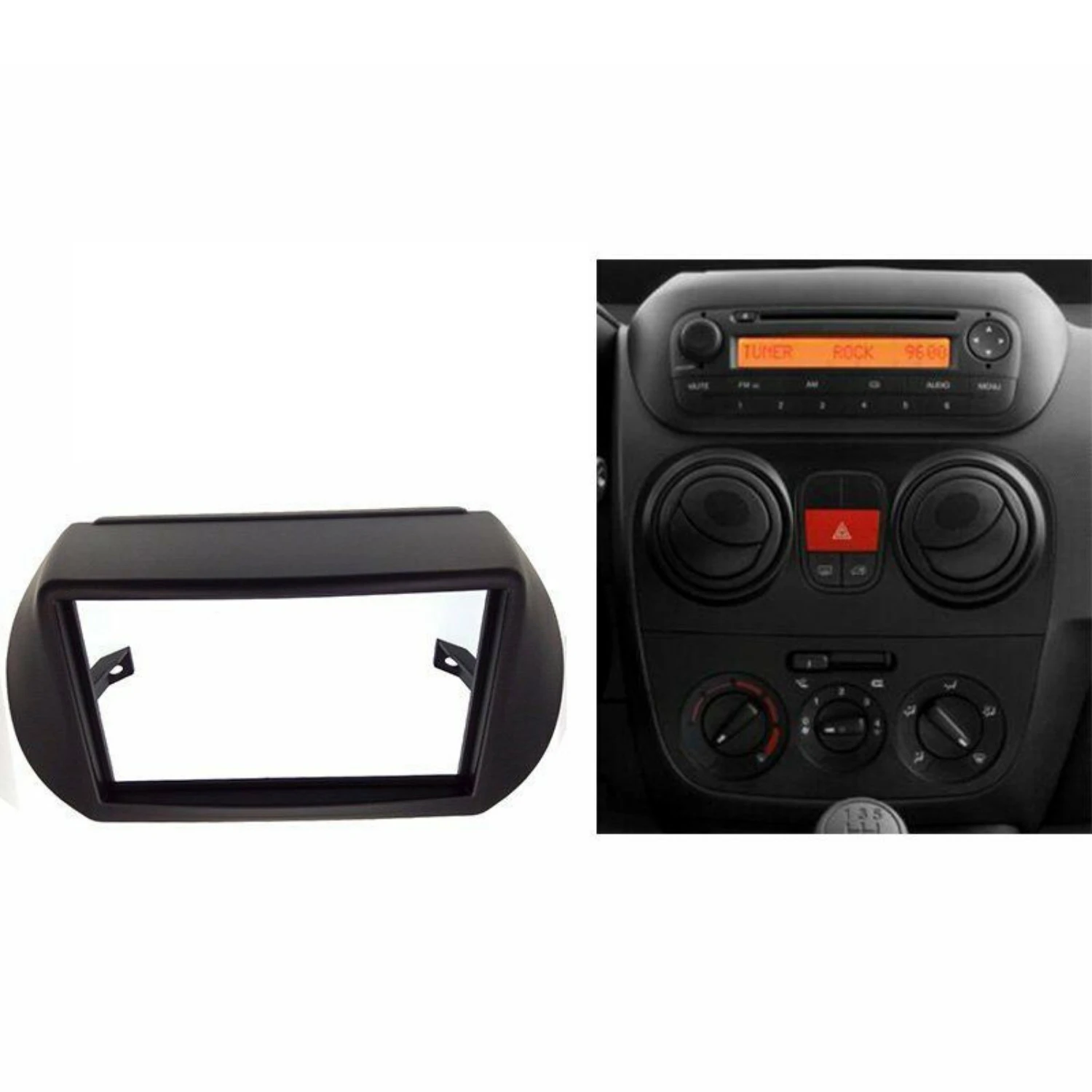 AB59 - Panel de Audio 2Din para FIAT Fiorino CITROEN Nemo Bipper, Marco de Panel de Navegación DVD, Panel de Radio Estéreo para Automóvil