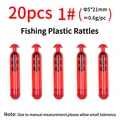 20 piezas tamaño 1 rojo