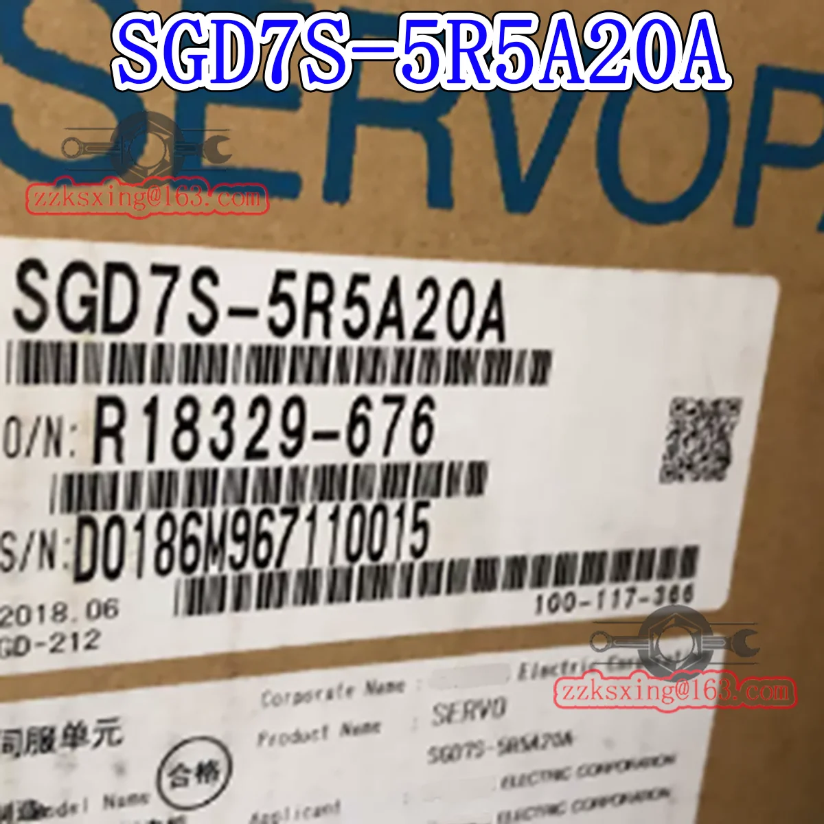 

Совершенно новый SGD7S-5R5A20A, оригинальный сервопривод переменного тока в коробке, быстрая доставка