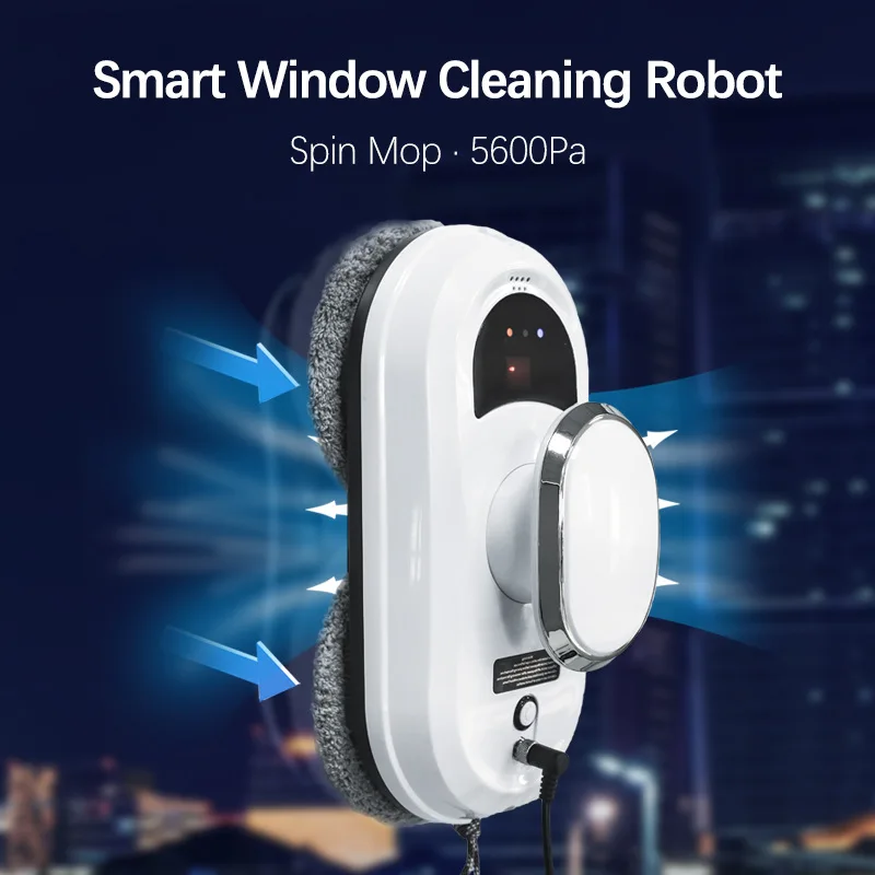 

Smart Window Cleaning Robot Electric Intelligent Glass limpiacristales Robot Vacuum Cleaner for Window Remote Control for Home