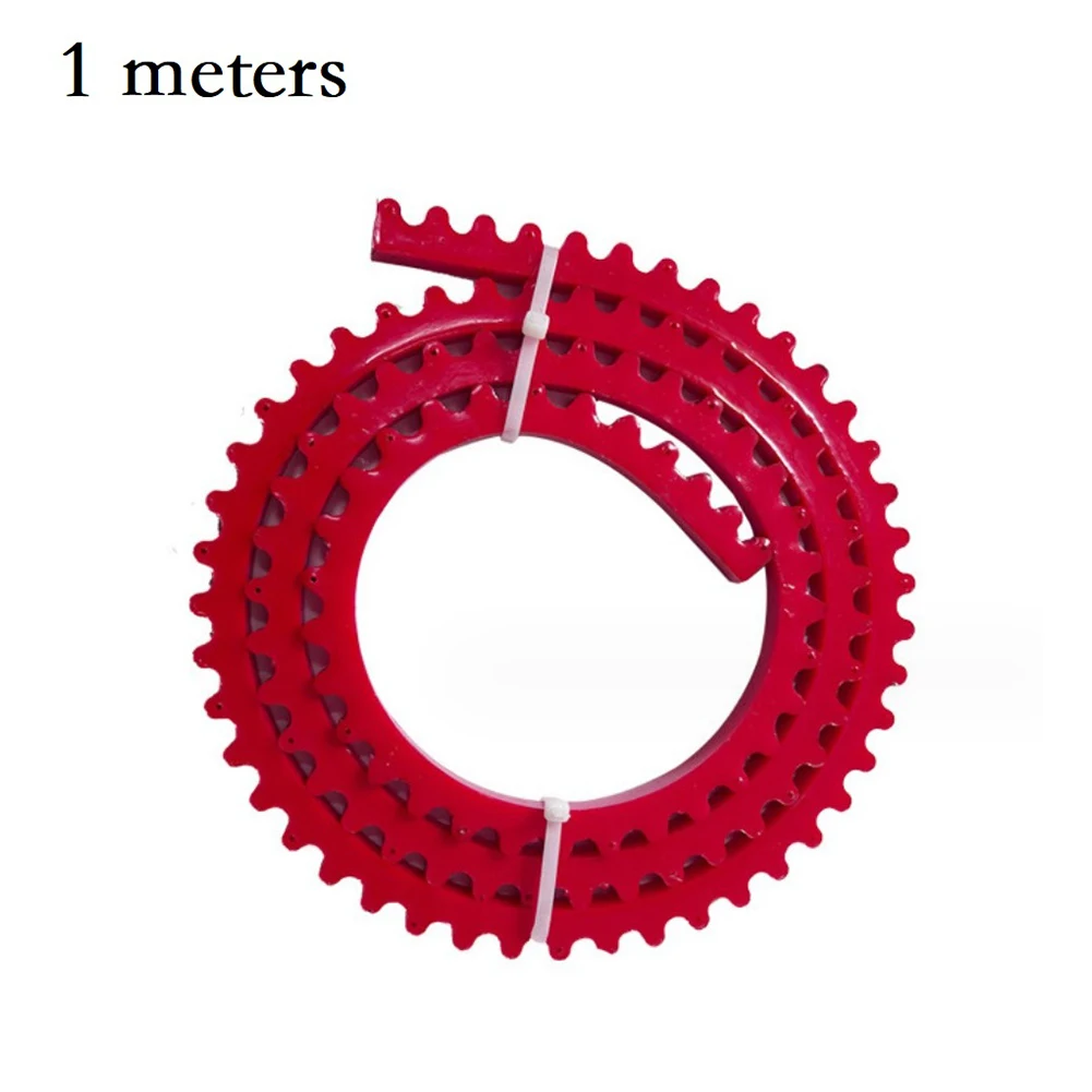 Tira de perfilado accionada por engranajes, excelente resistencia, Material Flexible, cadena de transmisión de engranajes, larga duración para carpinteros