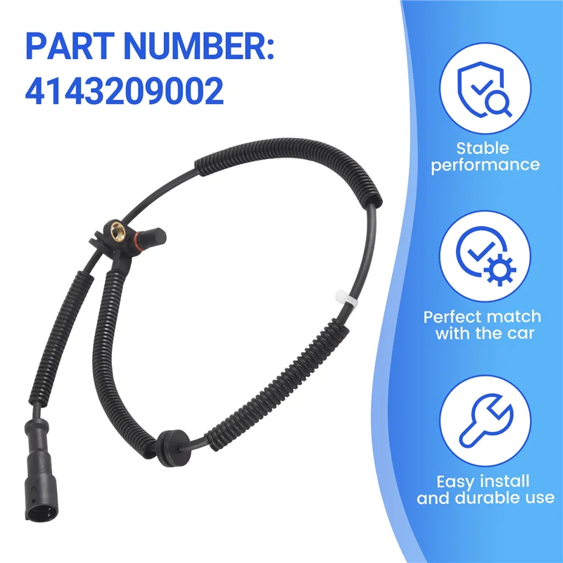 Auto Mozzo Ruota Anteriore Sensore ABS Sensore Mozzo Ruota Anteriore Sensore Per Ssangyong Kyron ACTYON 2006-2013 4143209002
