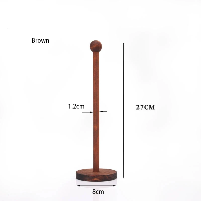 Holz Vertikale Kopfbedeckung Elastische Haar Blume Display Ständer Schmuck Gummiband Halter Regal Rack Lagerung – Detail 1